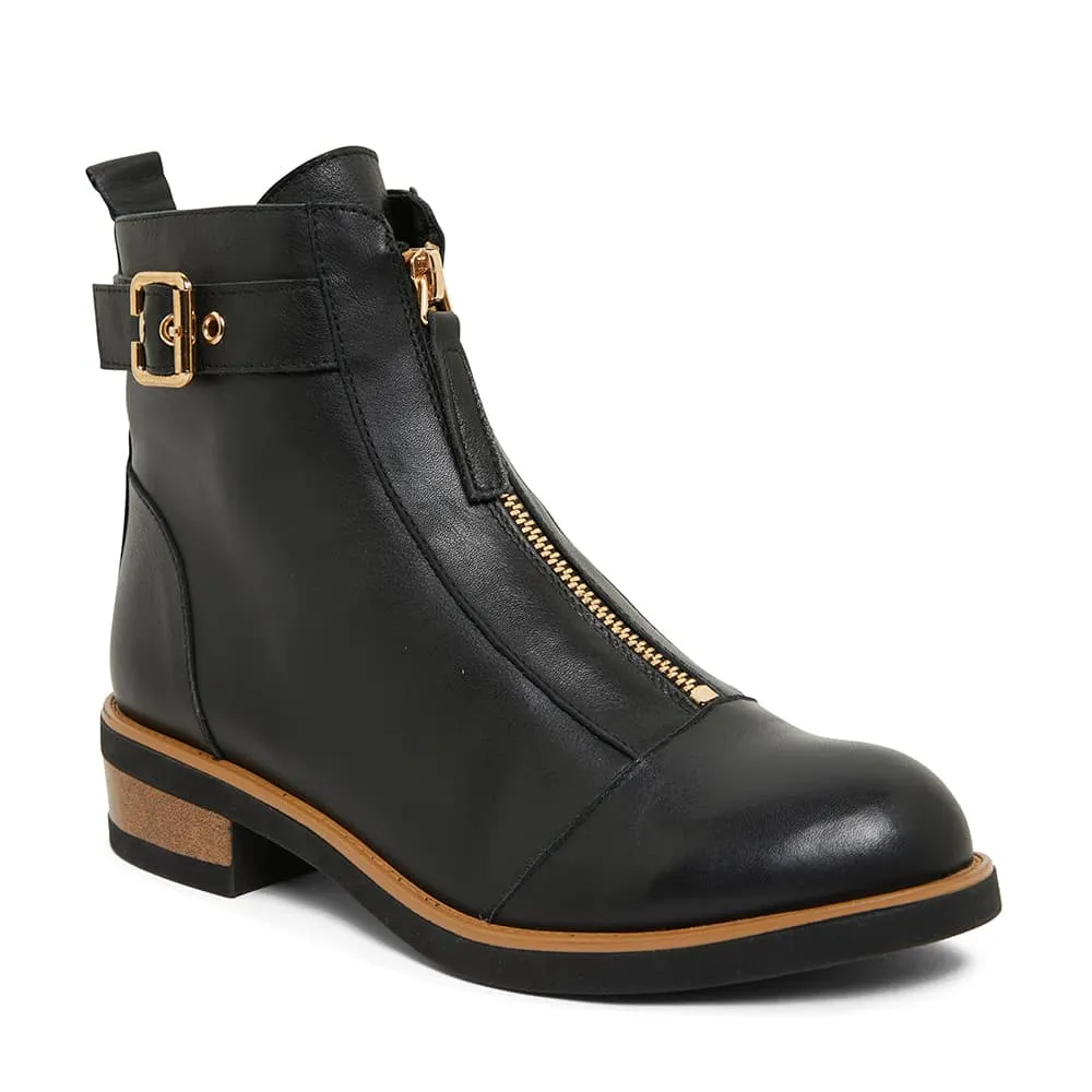 Beaumont Boot in Black Leather