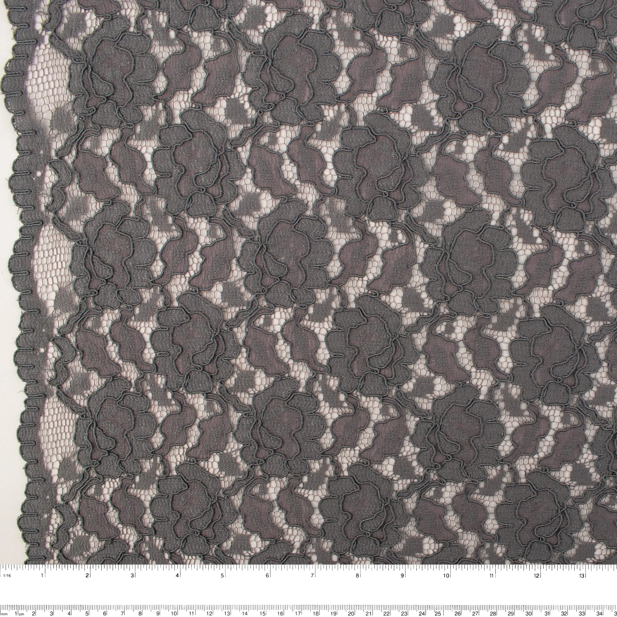 Corded lace - VIRGINIA - Grey