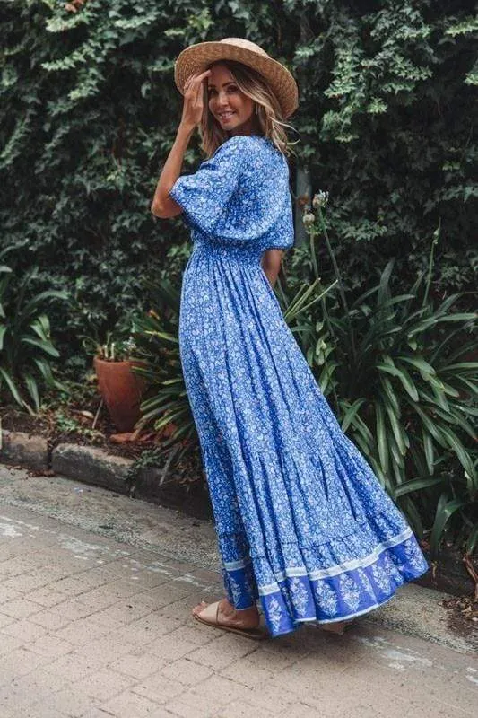 Ethereal Boho Chic Maxi Dress