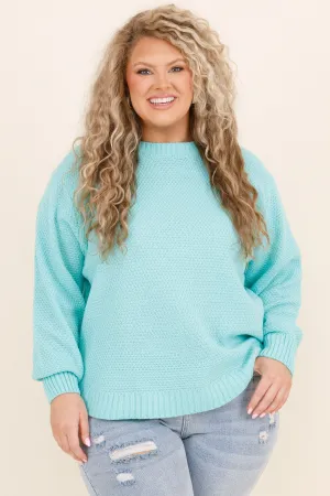 Fall For Me Sweater, Mint