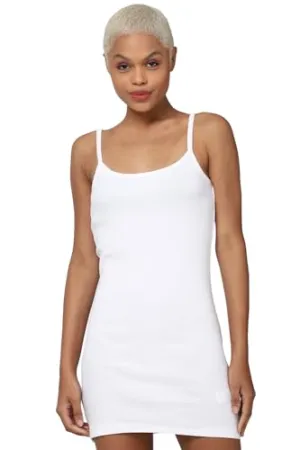 FOREVER 21 women's Cotton Classic Mini Dress (596573_White