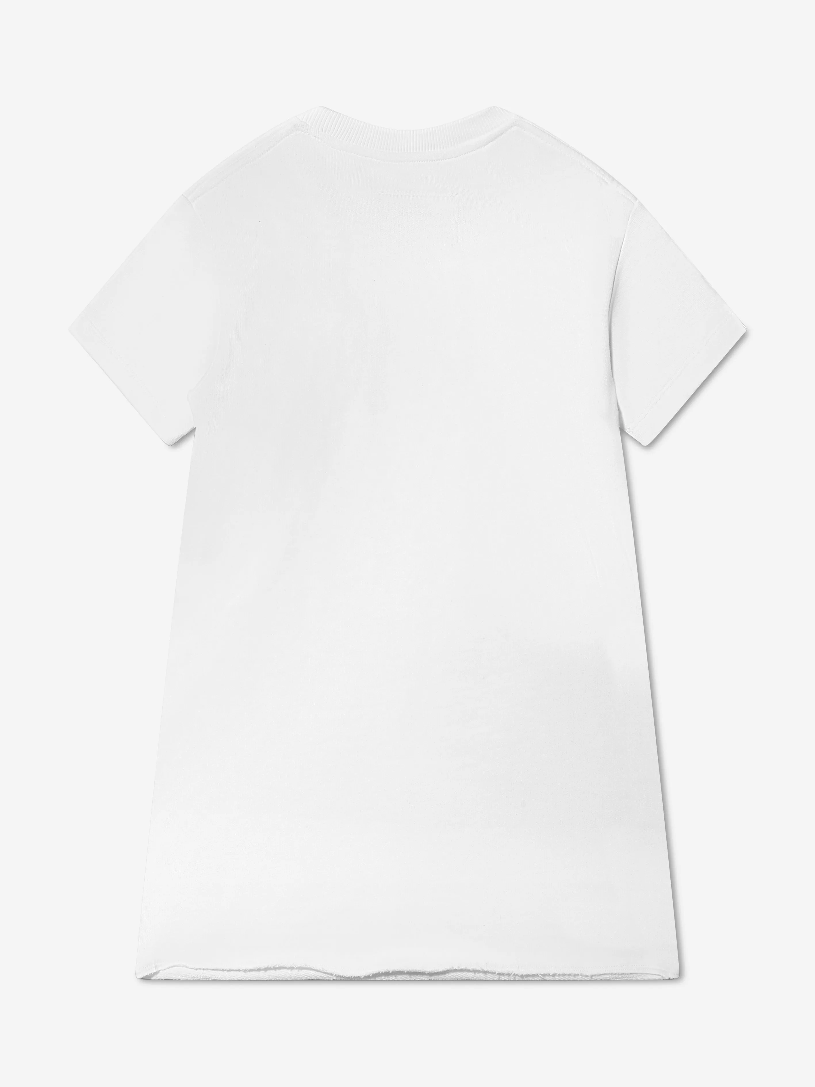 MM6 Maison Margiela Kids Logo T-Shirt Dress In White