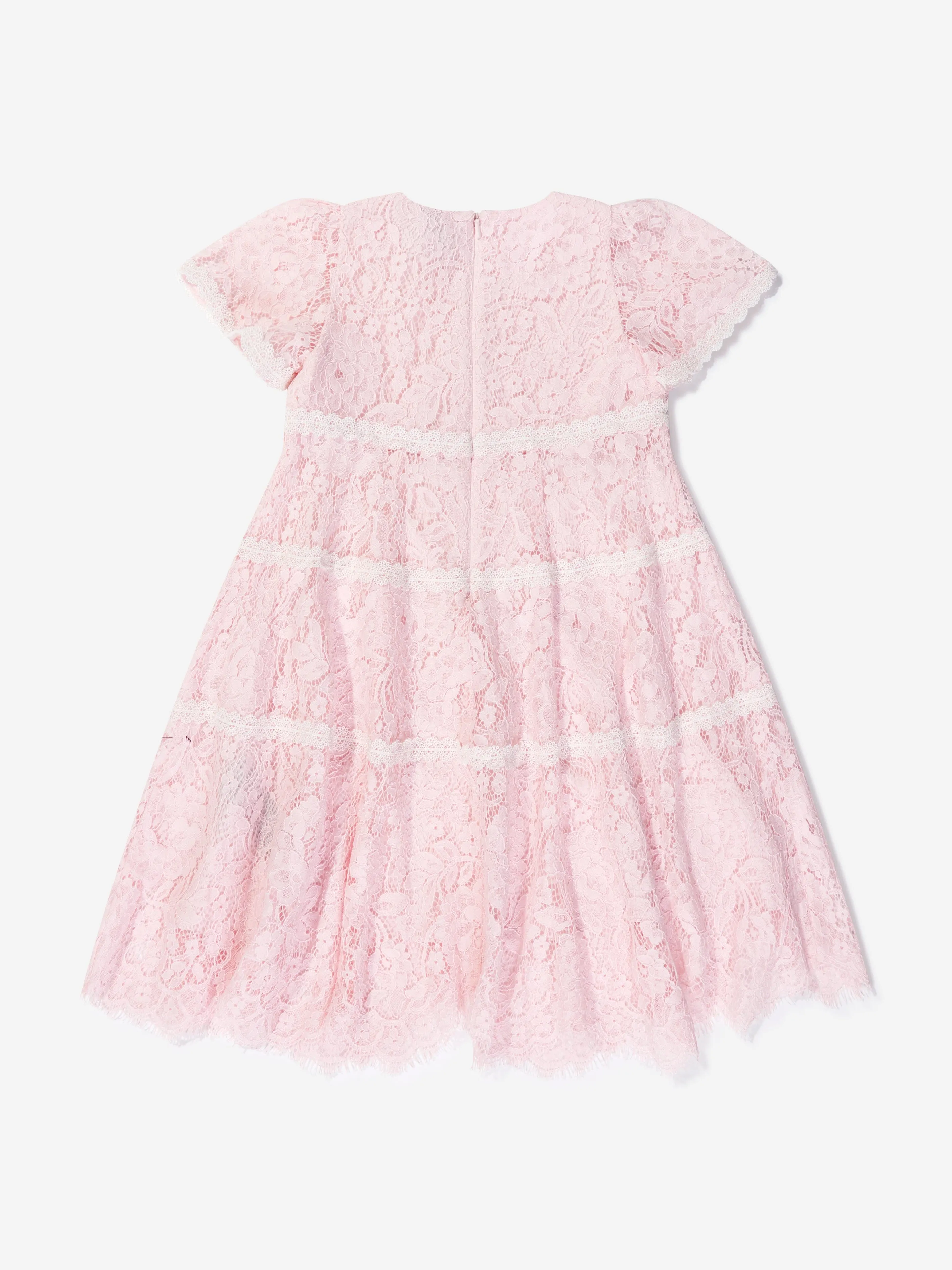 Needle & Thread Girls Lace Primrose Dress In Pink