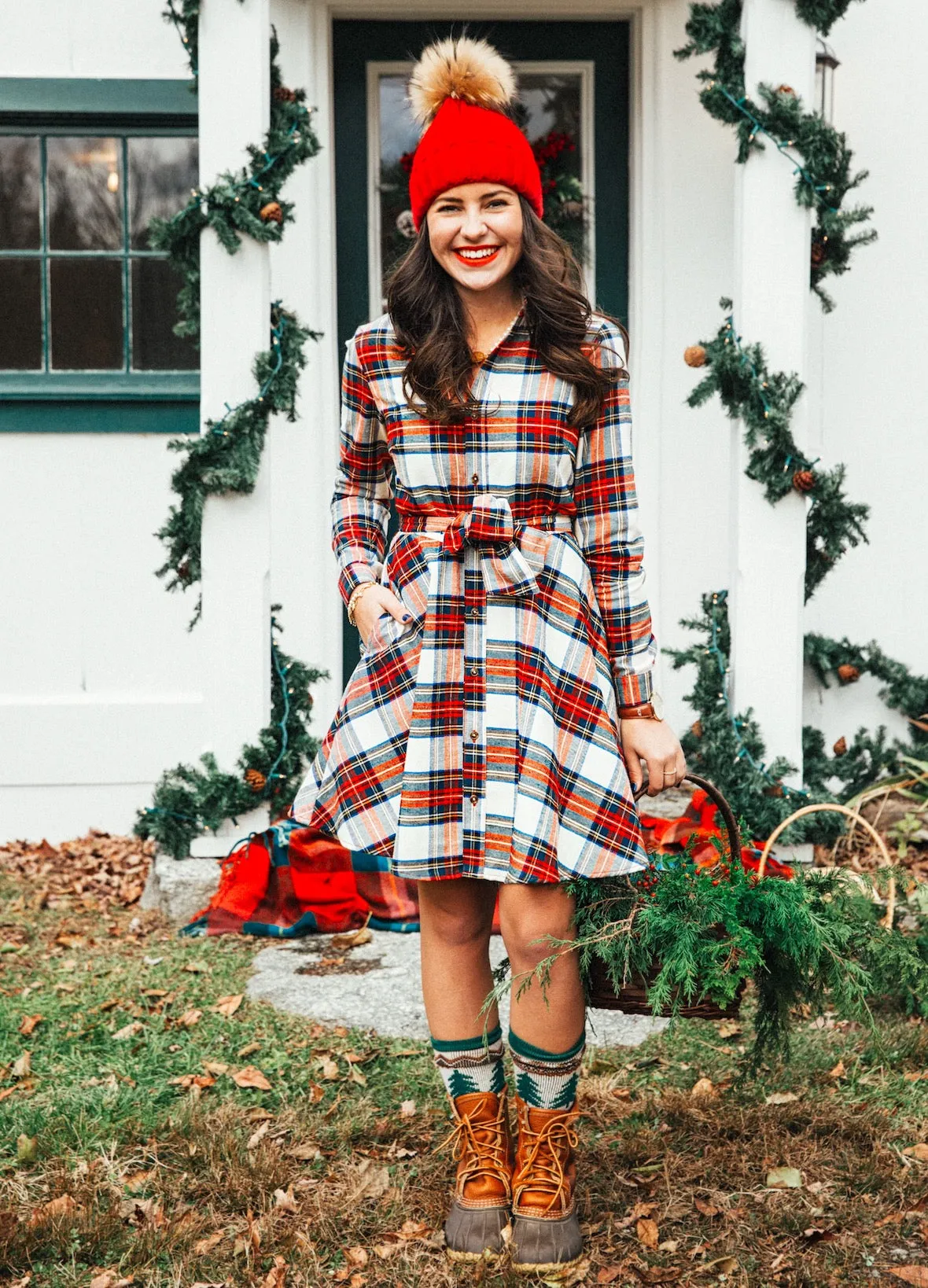 Santa Baby Flannel Dress