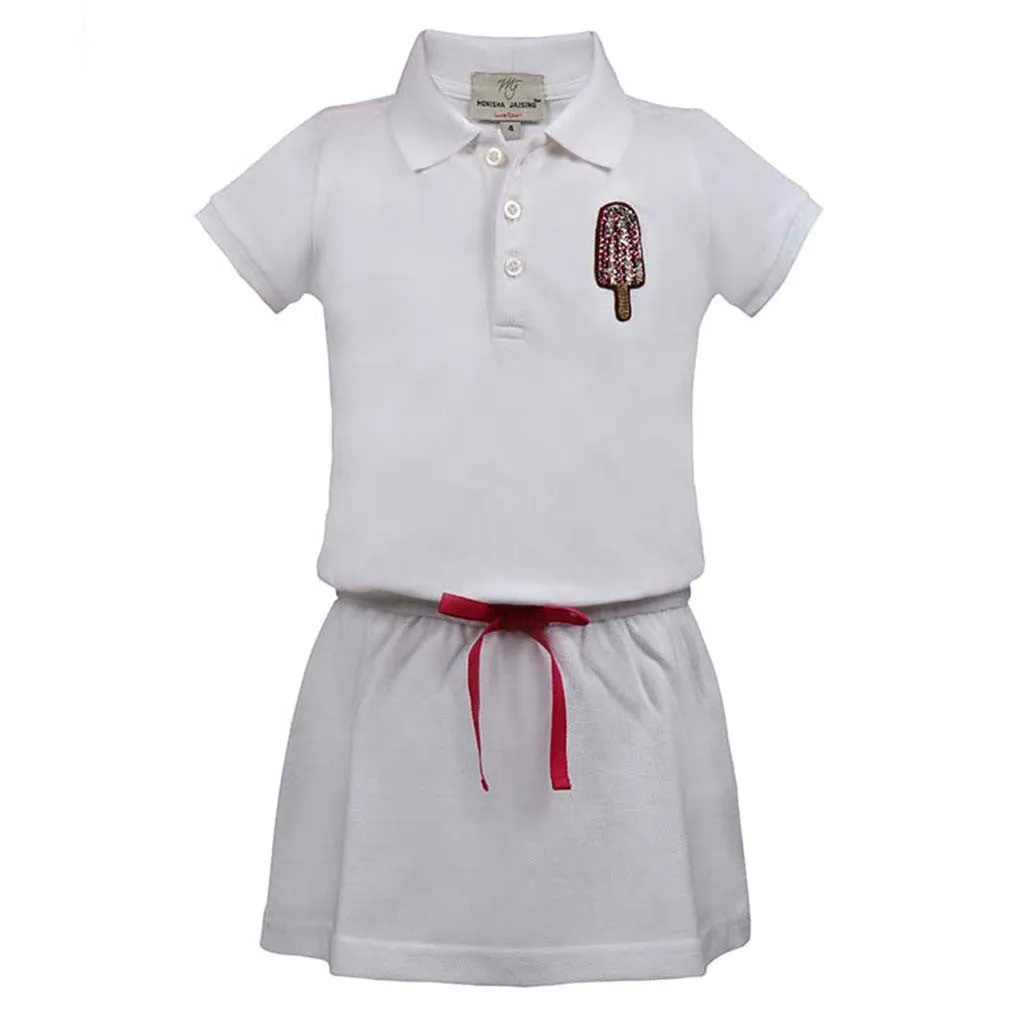 T-Shirt Dress with Ice-Cream Candy<br> <span style="font-size: 10px;">More Colours Available</span>