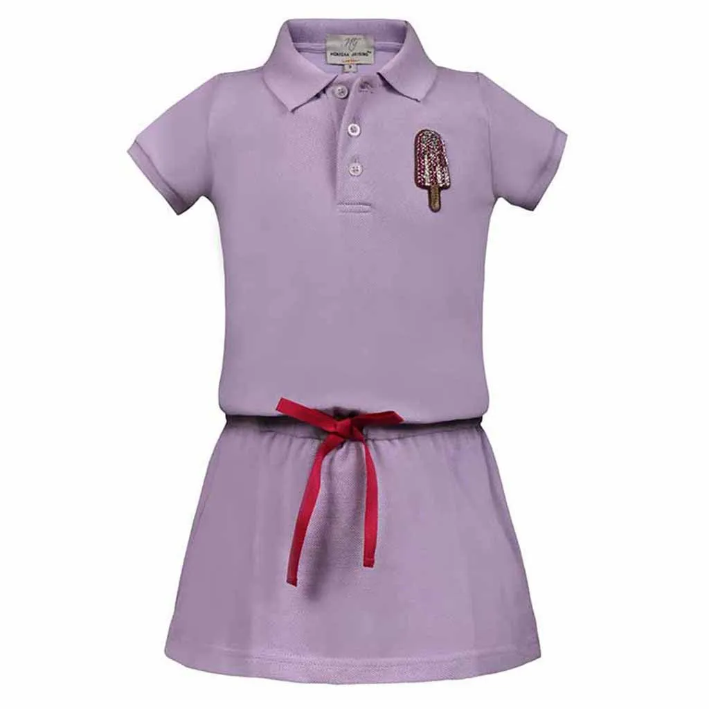 T-Shirt Dress with Ice-Cream Candy<br> <span style="font-size: 10px;">More Colours Available</span>