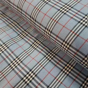 Thompson Tartan, Light Blue Modern Tartan Fabric