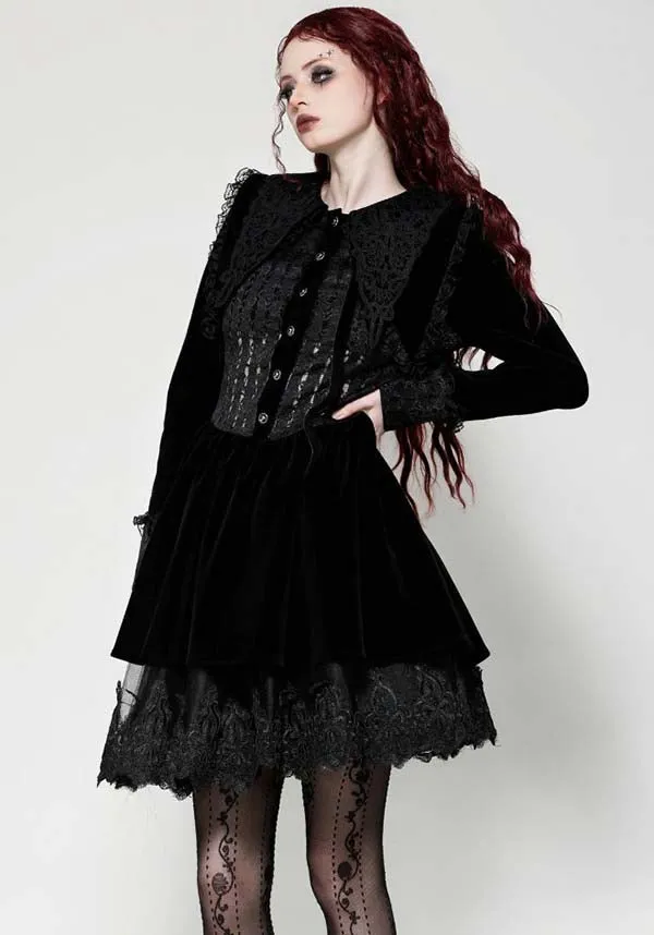 Velvet Patchwork | SCHOOLGIRL DRESS